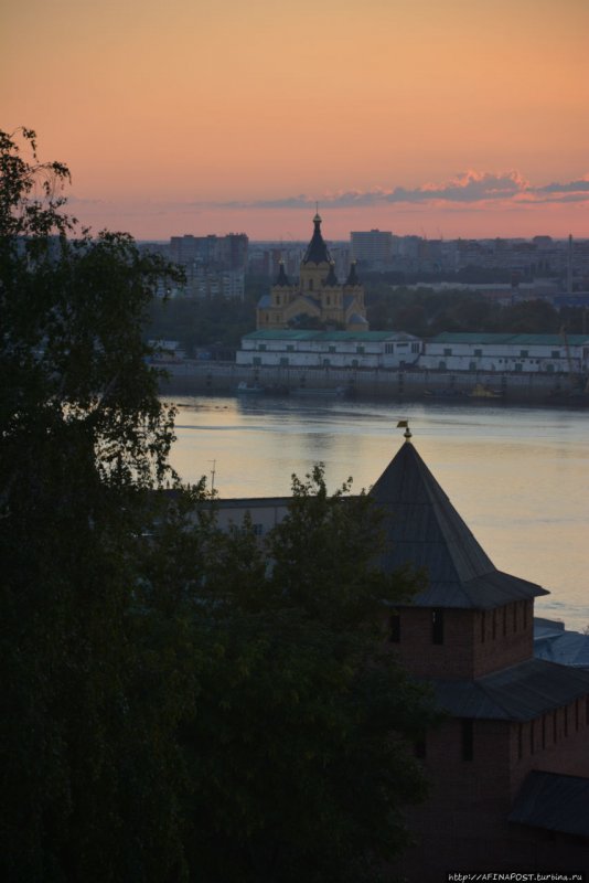 Кремль Нижний Новгород закат