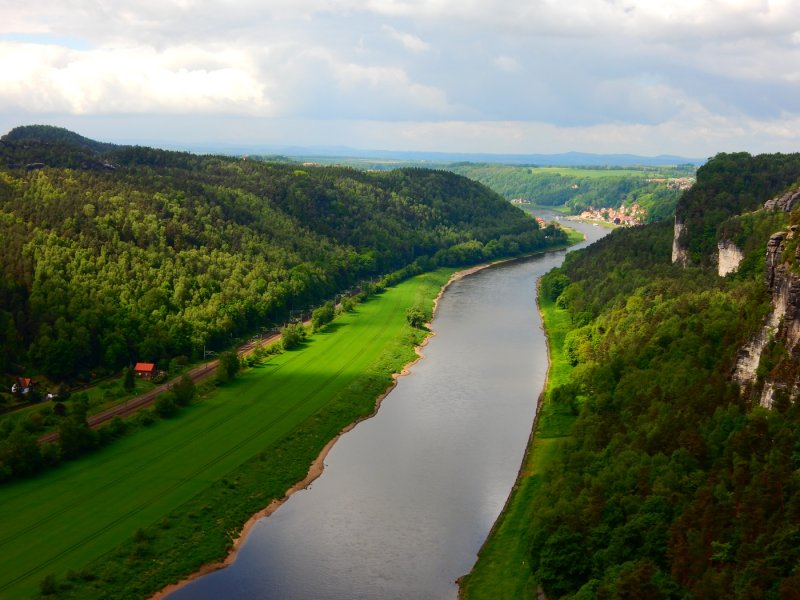 Река Эльба в Германии