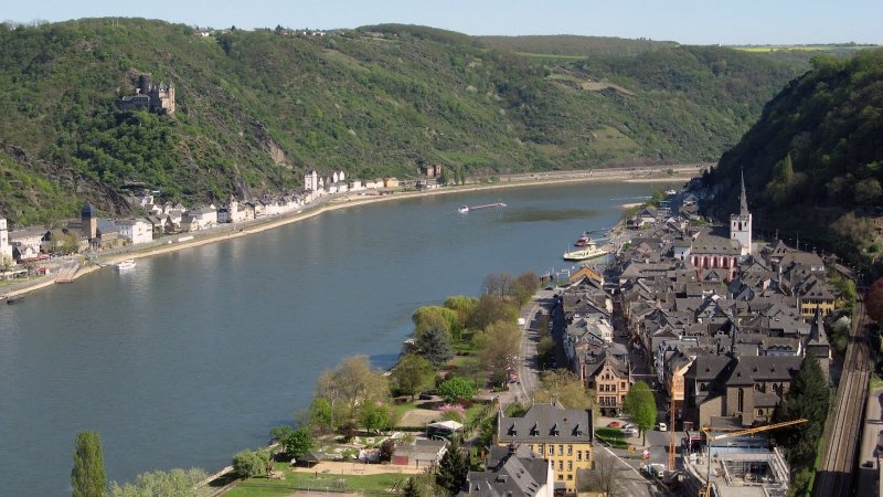 Фото реки Рейн в Германии