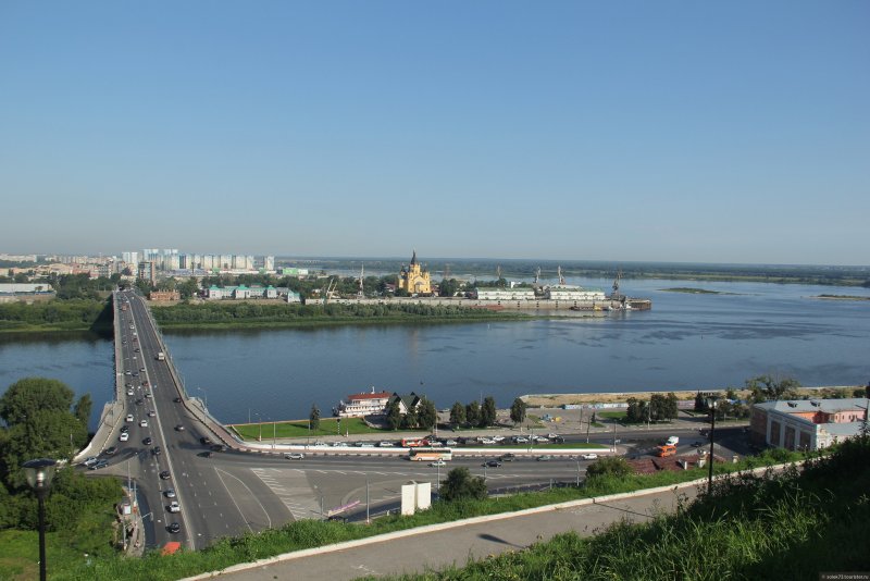 Стрелка Нижний Новгород слияние рек