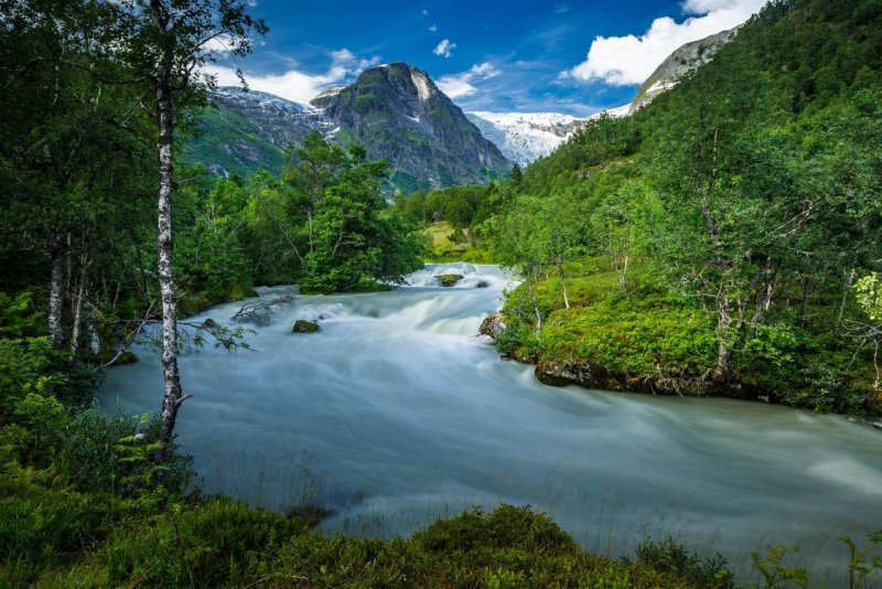 Горный ручей Норвегия