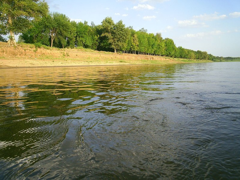Река Волга Астраханская область