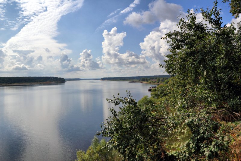 Река Волга Некрасово