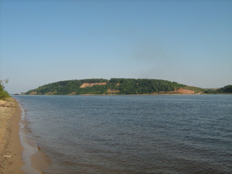 Река Волга Заволжье