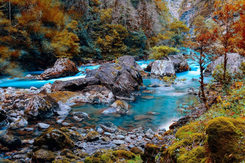 Горная речка в Абхазии