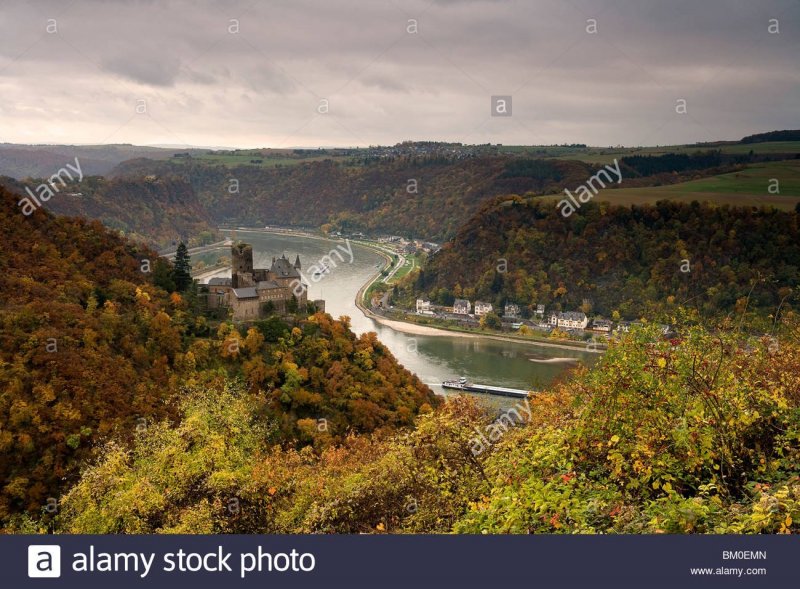 Долина Рейна в Германии Лорелей