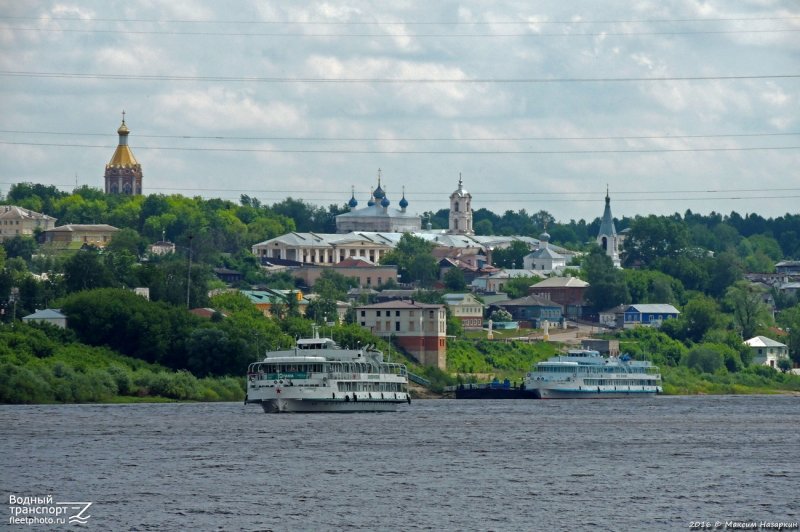Река Ока в Рязанской области город Касимов