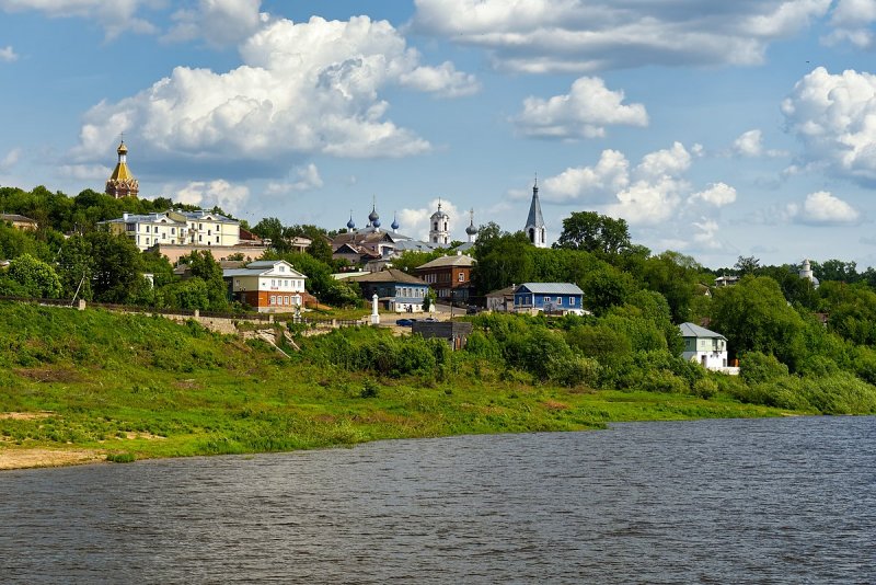 Мост река Ока Касимов