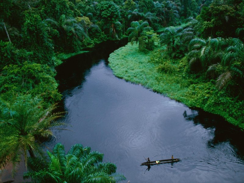 Река Конго в Африке