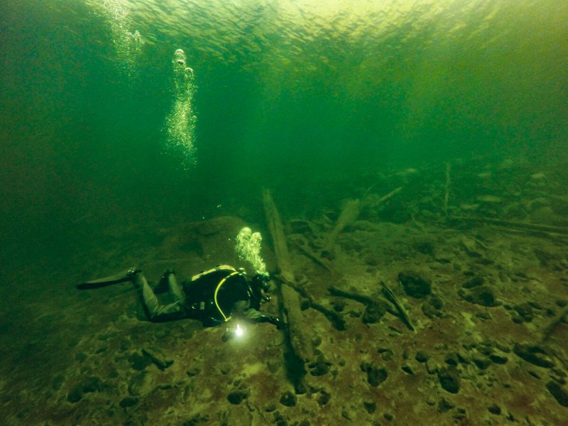Подводная река на дне черного моря