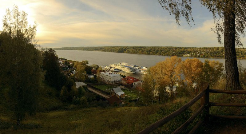 Река Волга Плес