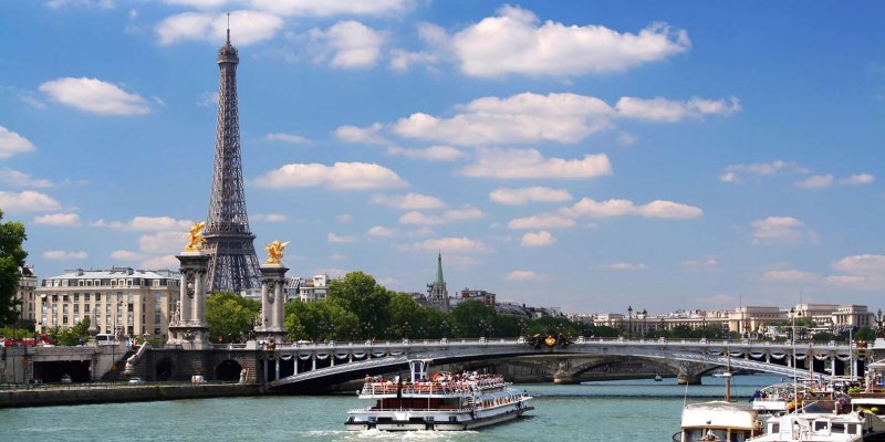 Остров Сите в Париже панорама