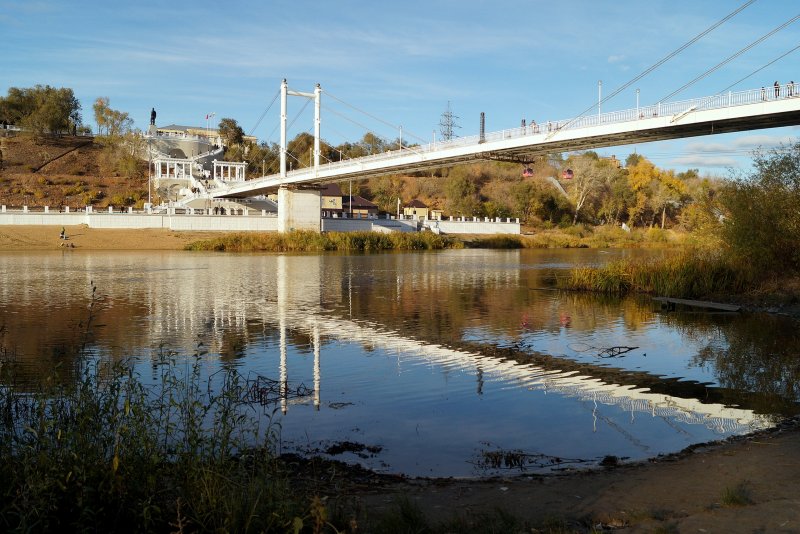 Мост через Урал Оренбург