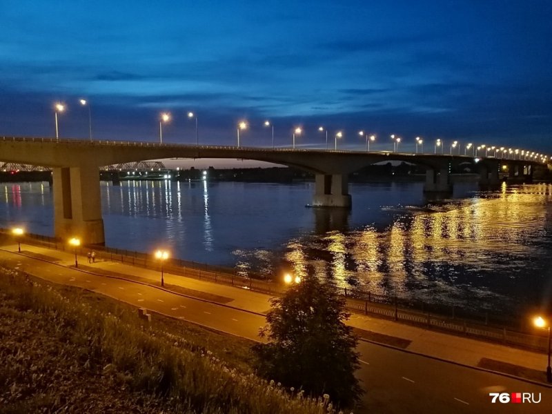 Октябрьский мост Ярославль