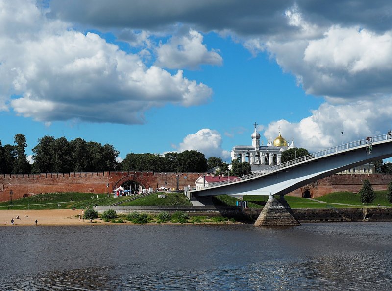 Великий Новгород Кремль река Волхов