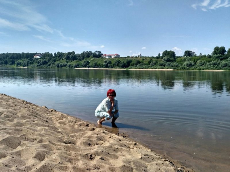 Карьер Ланьшино на реке Ока