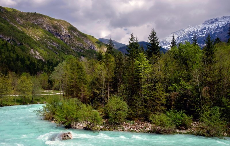 Бовец Словения река
