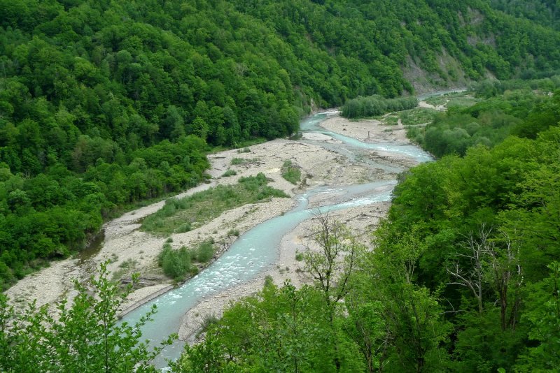 Река Псезуапсе Лазаревское