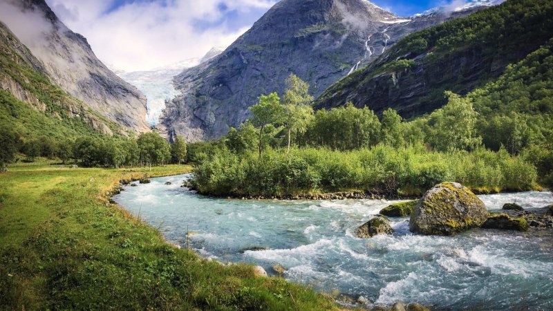 Горный ручей Норвегия