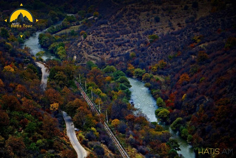 Река Воротан в Армении