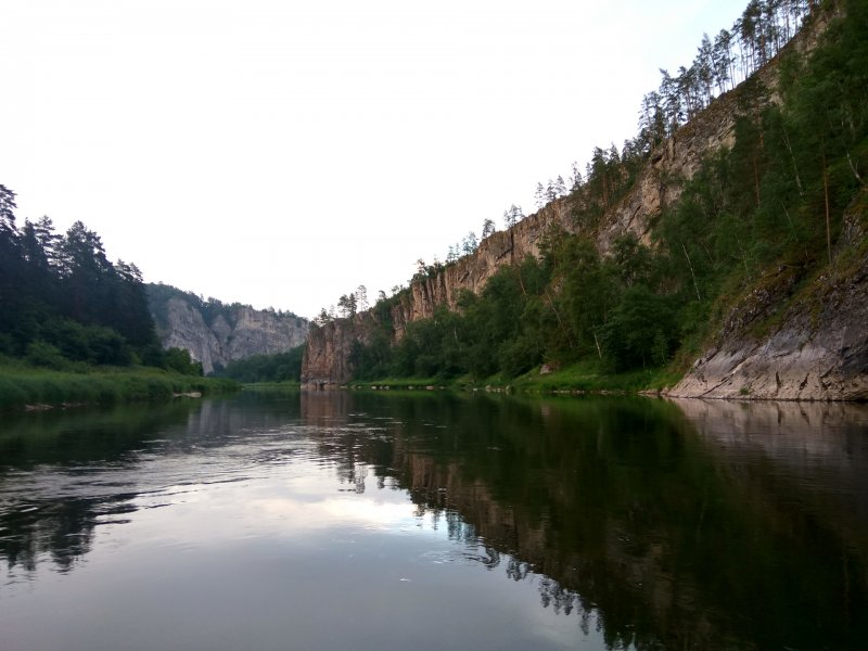 Река Агидель в Башкирии
