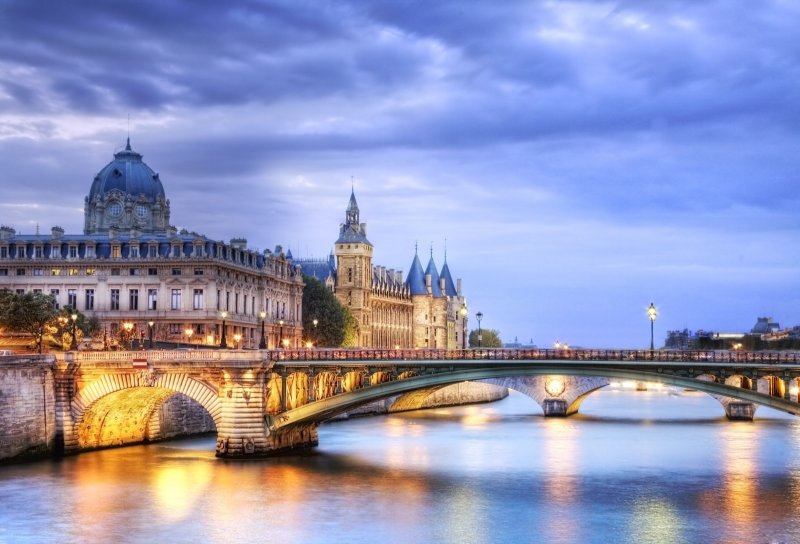 Париж город сена река