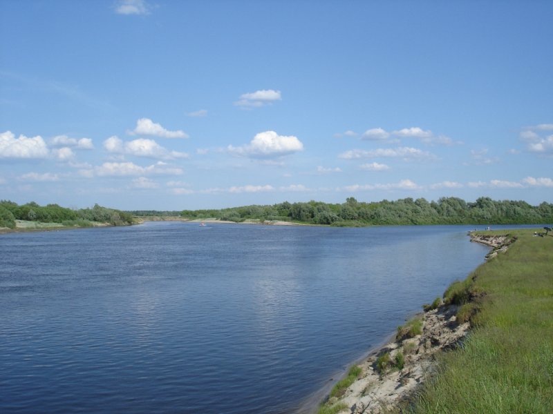 Река Мокша в Мордовии