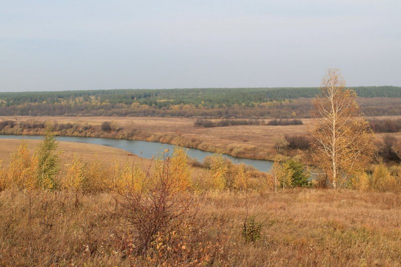 Река Алатырь в Мордовии