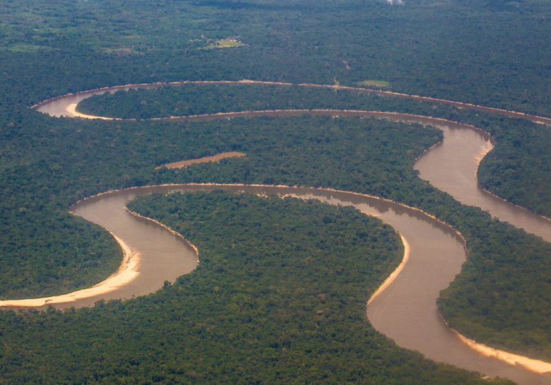 Река Амазонка самое широкое место