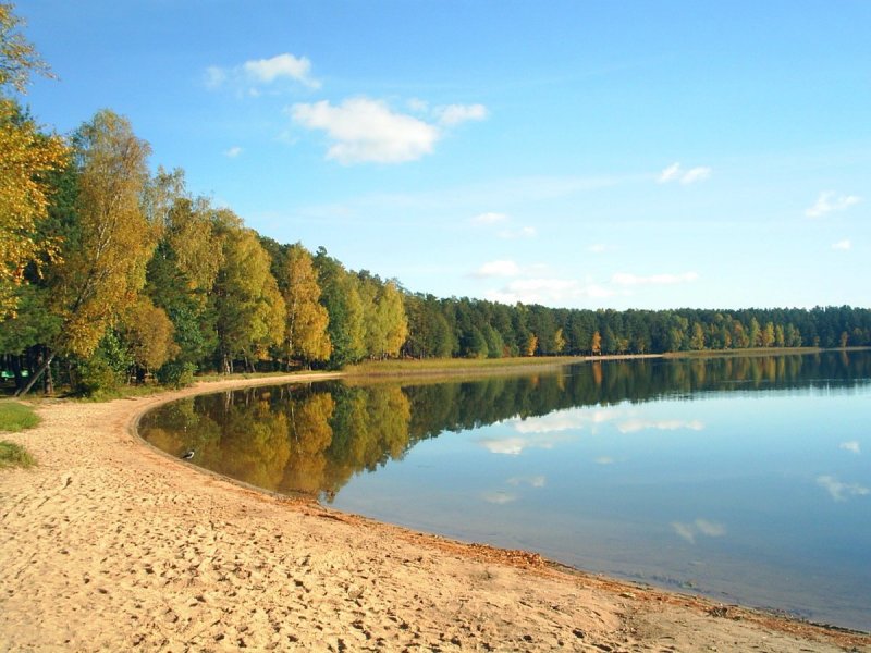 Озеро Шамсутдин осень