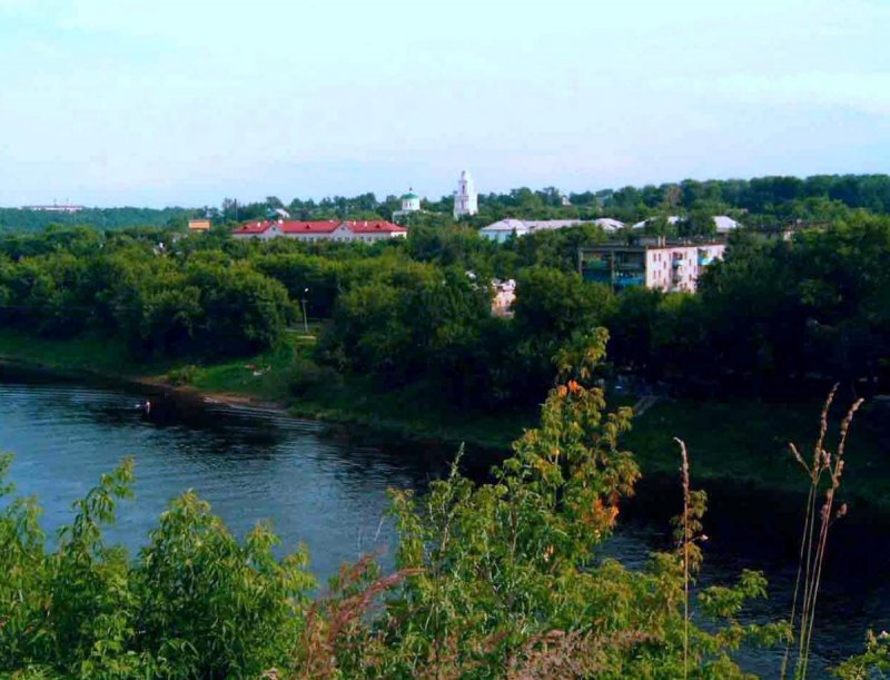 Река Волга во Ржеве
