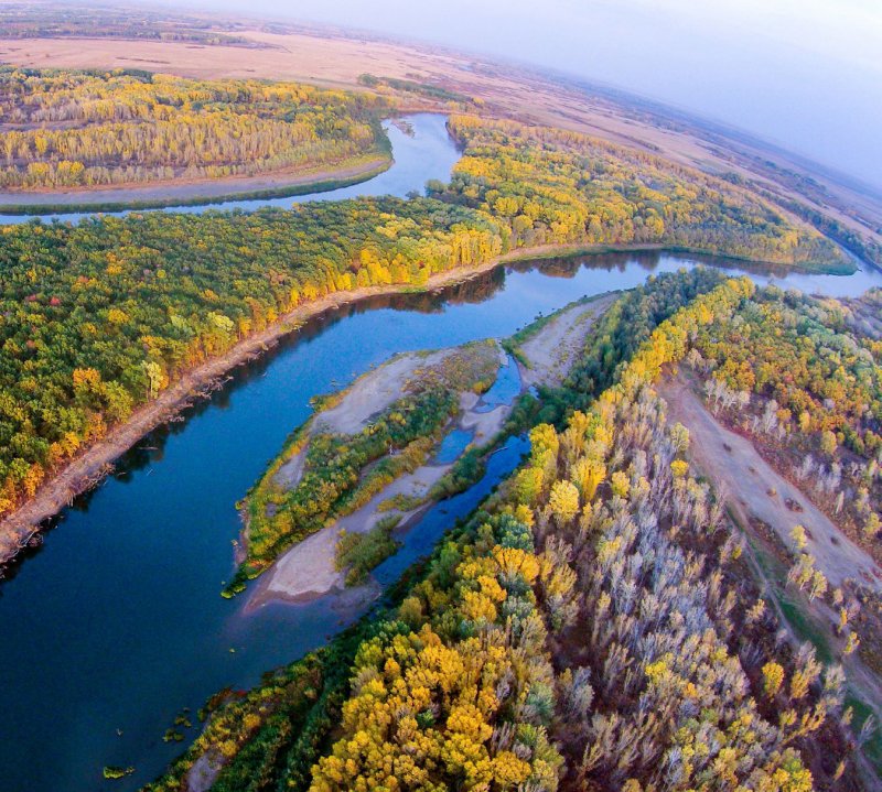 Река Урал Оренбуржье