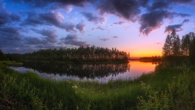 Красивые летние пейзажи России