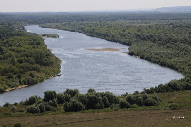 Река Сура в Чувашии