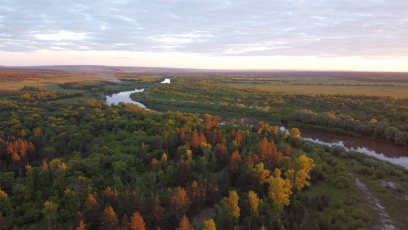 Река Мокша в Нижегородской области