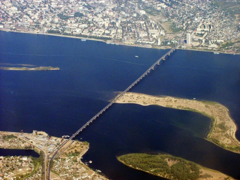 Волга река Саратов