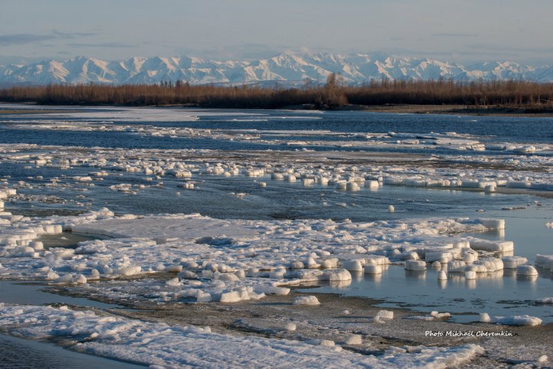Якутск река Лена зимой