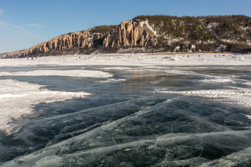 Реки Якутии зимой