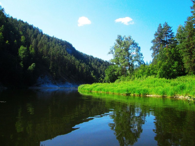 Река Аша Челябинской области
