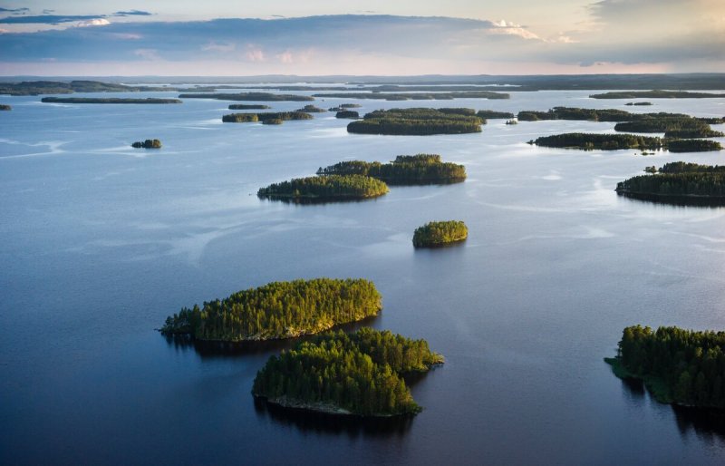 Озеро Саймаа Финляндия