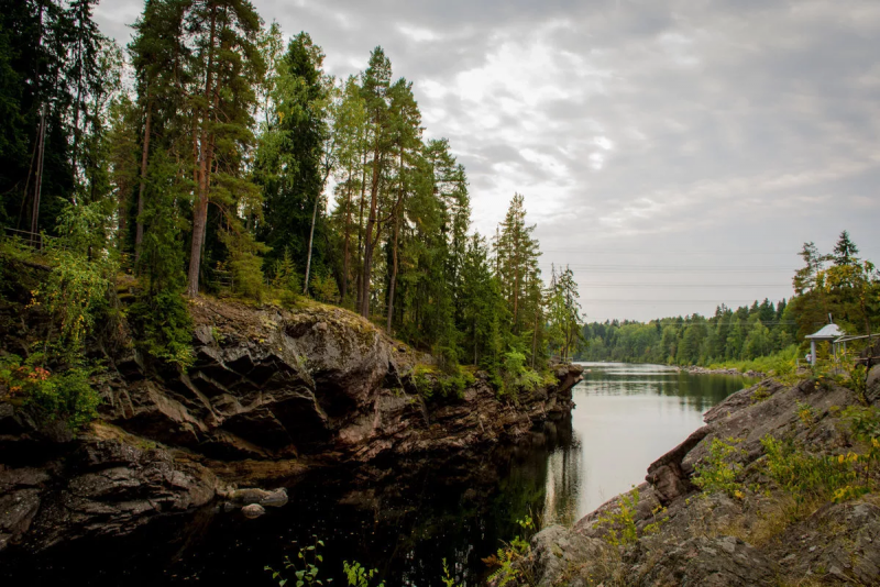 Финляндия река Вуокса