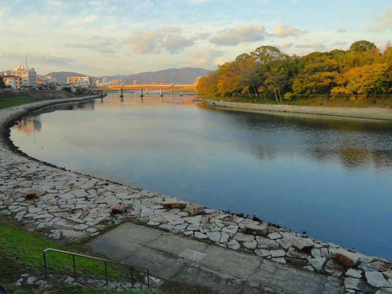 Река Синано в Японии
