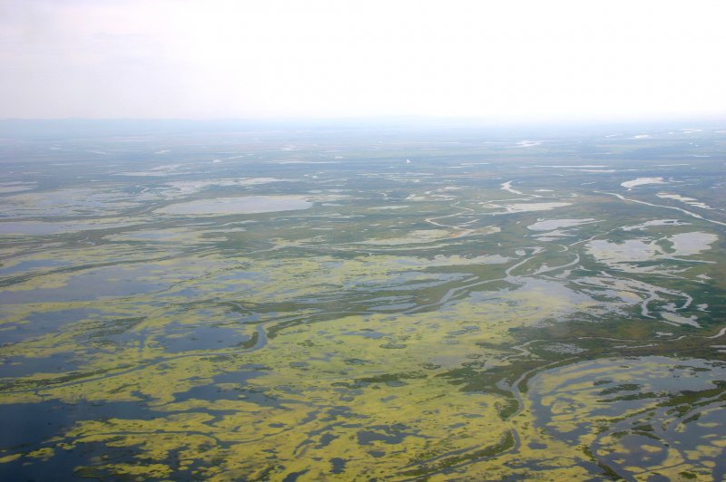 Дельта реки Селенга озеро Байкал