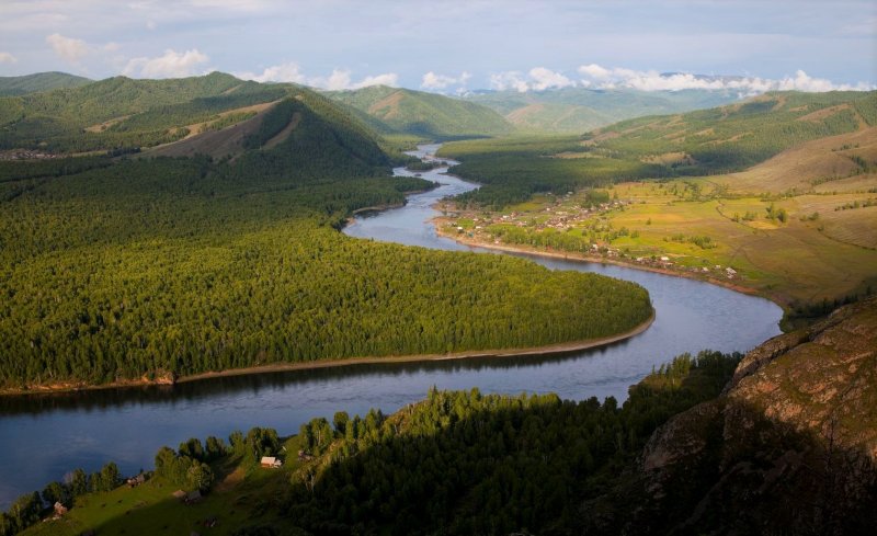 Реки Сибири Енисей