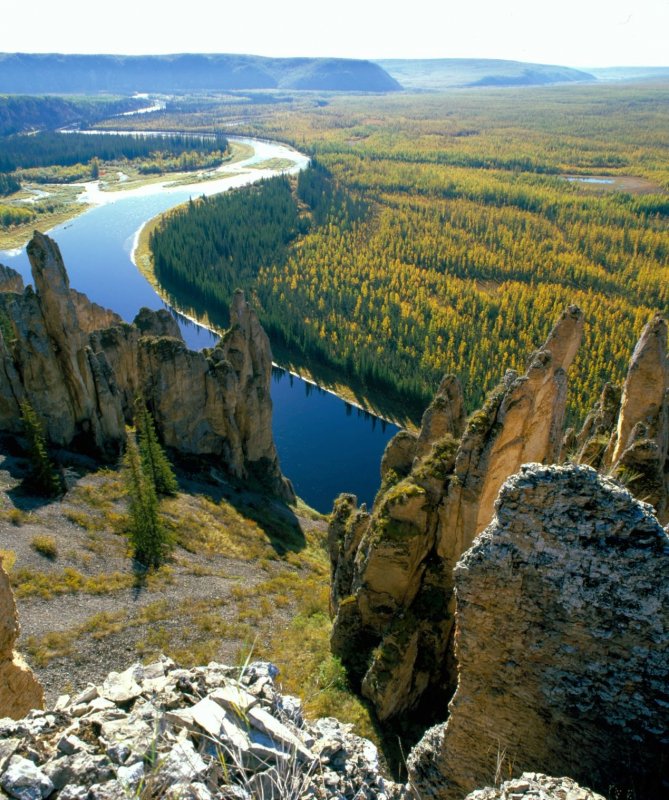 Река Лена Якутск