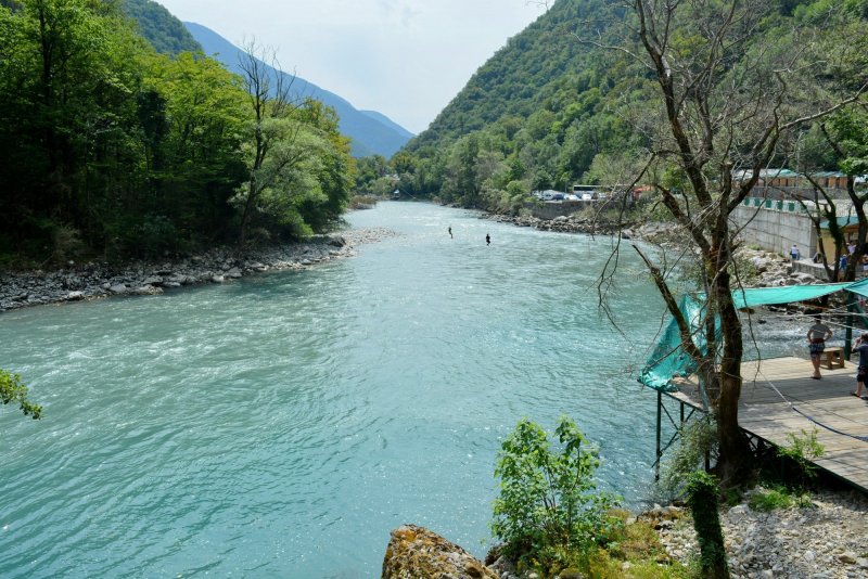 Рафтинг на реке Бзыбь Абхазия