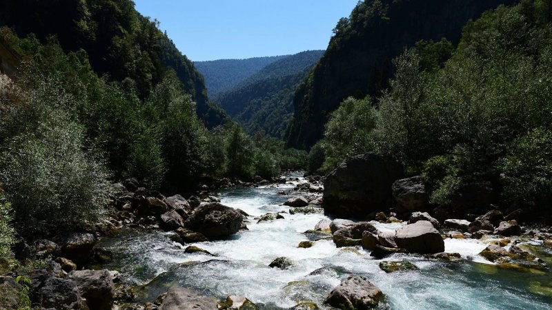 Долина реки Бзыбь Абхазия