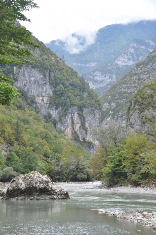 Река Ряпша Абхазия