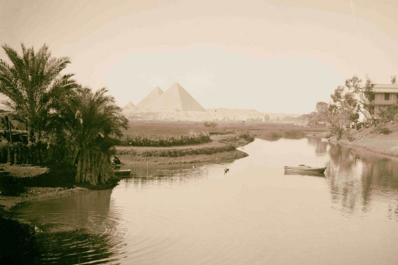 Древний Египет пирамиды Нил