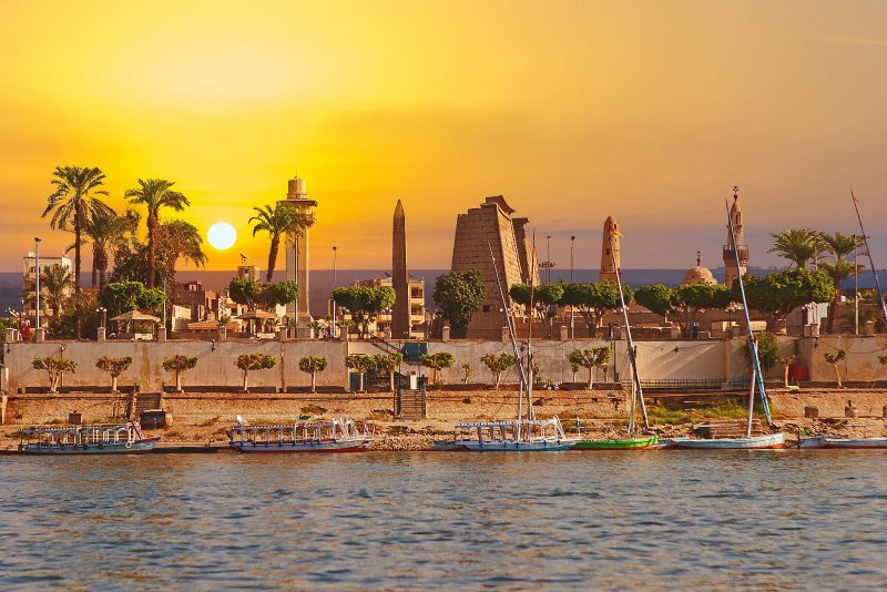 Египет Каир река Нил